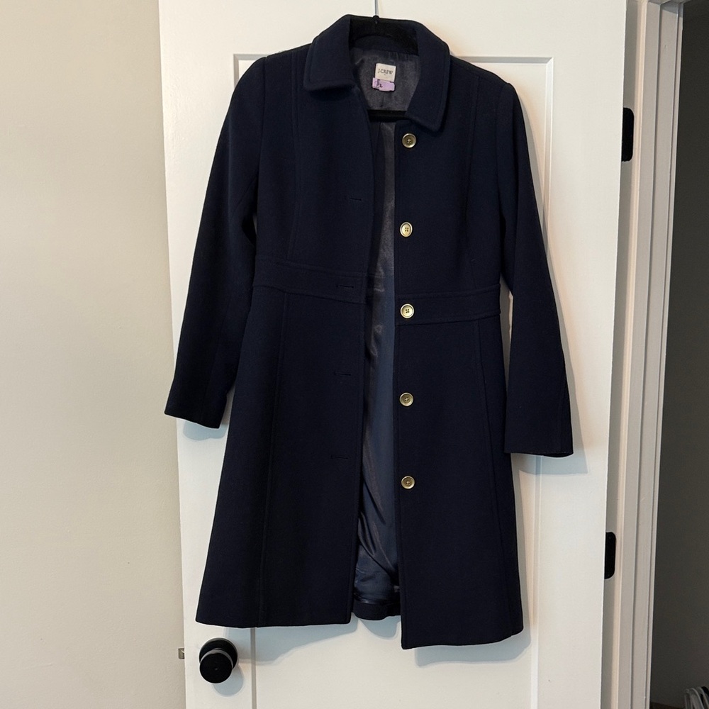 J. Crew Classic Navy Pea Coat